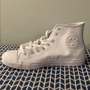 Leather converse
